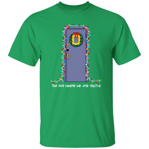 The One Where We Are Festive Teacher Vintage Unisex  T-Shirt - letter
