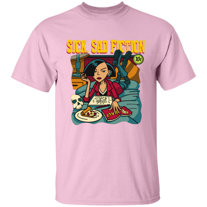 G500B Youth 5.3 oz 100% Cotton T-Shirt Sick Sad Fiction - Jane Lane Classic T-Shirt