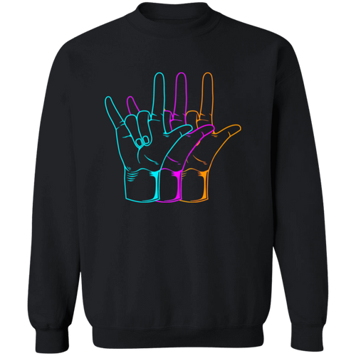 American Sign Language I Love You Asl  Sweatshirt