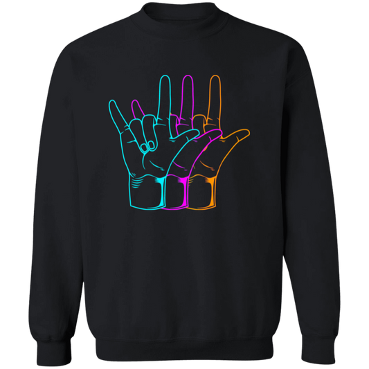 American Sign Language I Love You Asl  Sweatshirt