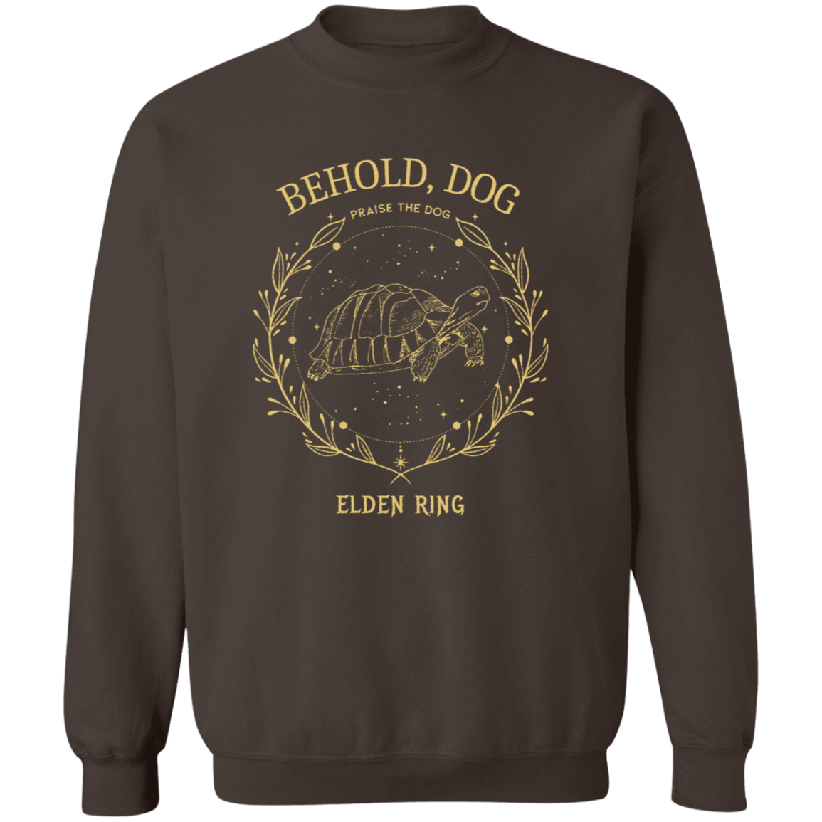 Behold Dog Elden Ring Crewneck Pullover Sweatshirt - WS30072401