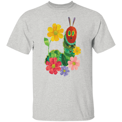 Flowers And The Very Hungry Caterpillar Teacher  T-Shirt - CDCraft