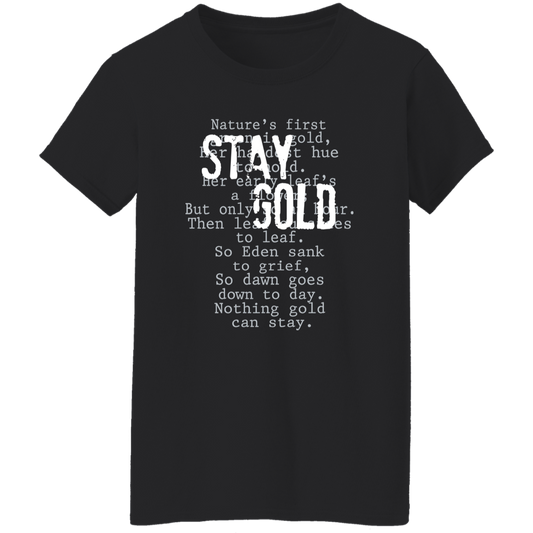 Greasers Stay Gold Teacher Vintage T-Shirt - WOMAN