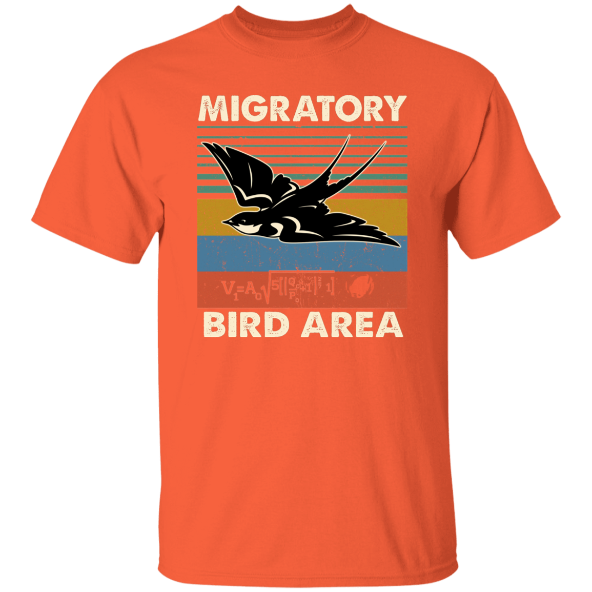 Vintage Migratory Bird Area Math Monty Python And The Holy Grail T-Shirt