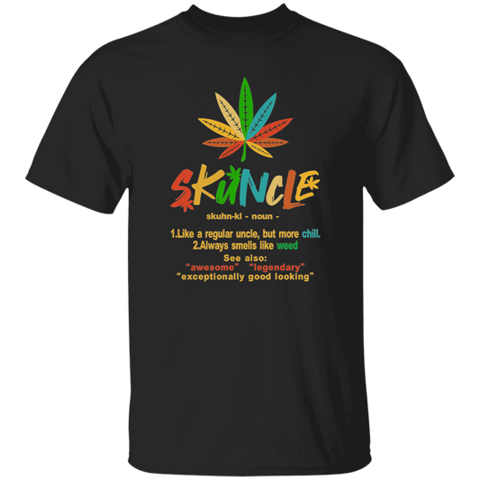 Weed Skuncle Definition Father Uncle Gift Tee Vintage Unisex  T-Shirt - lucy - 91847834