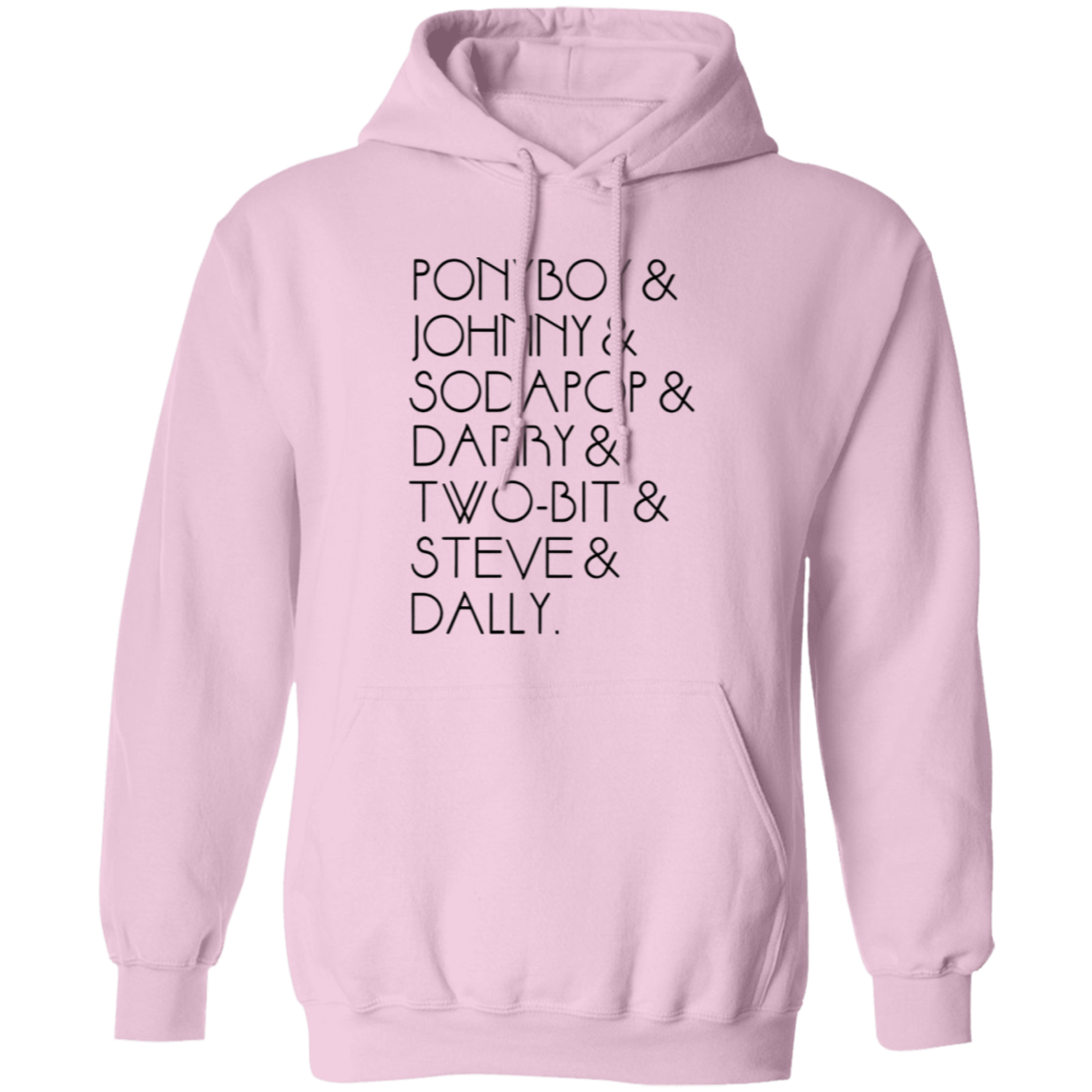The Outsiders Shirt Characters Funny Literature Teacher Vintage T-Shirt G185 Gildan Pullover Hoodie