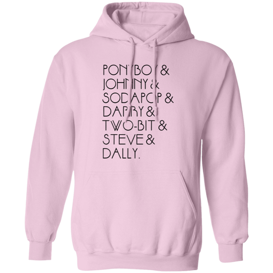 The Outsiders Shirt Characters Funny Literature Teacher Vintage T-Shirt G185 Gildan Pullover Hoodie