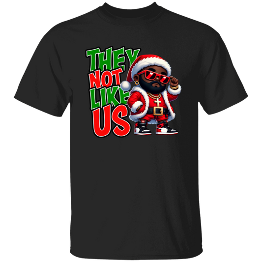 They Not Like Us Santa Christmas Unisex  T-Shirt - green - ID06112402