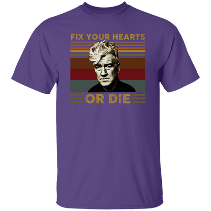 Retro Fix Your Hearts Or Die Unisex T-Shirt