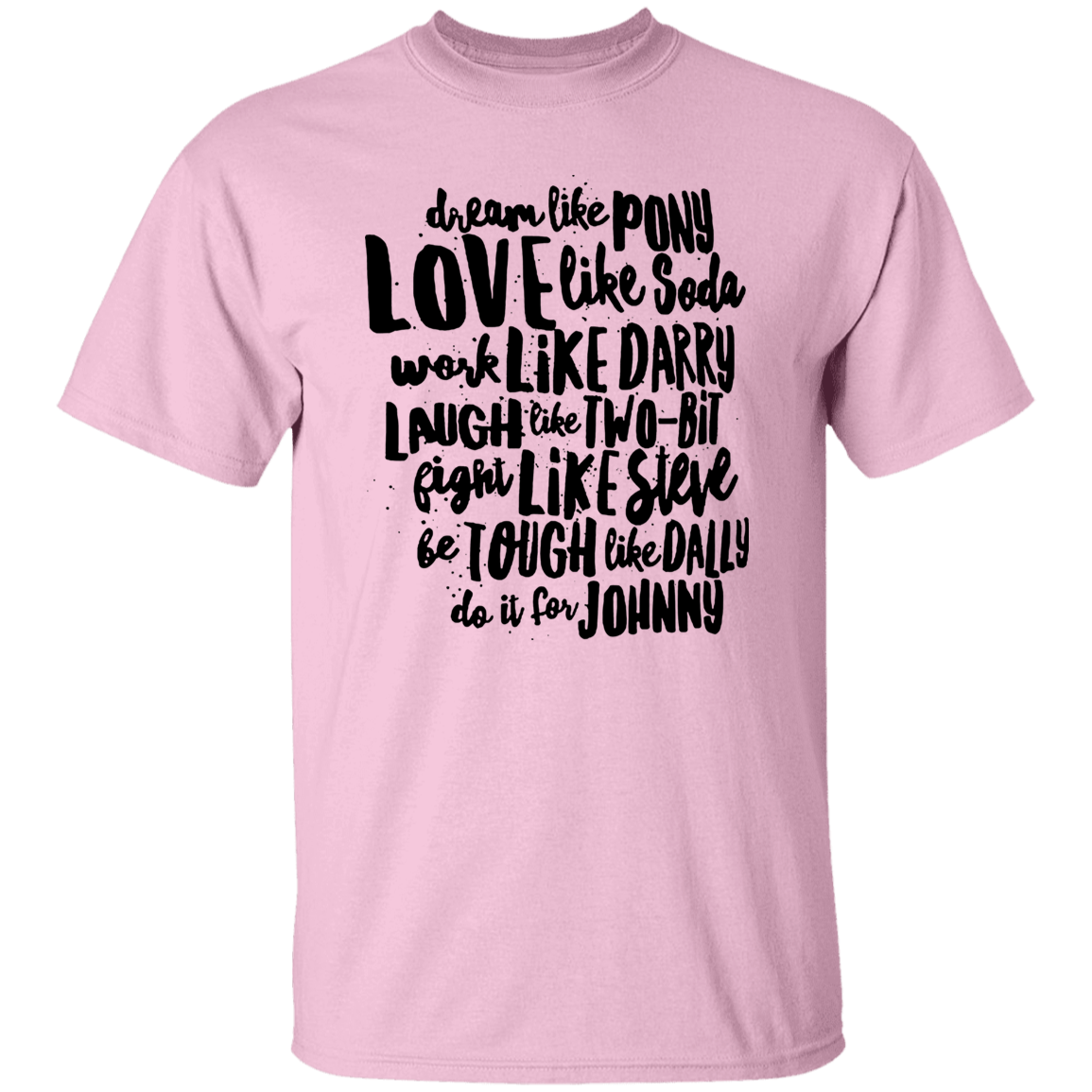 The Outsiders Character Names Funny Literature Teacher Vintage T-Shirt