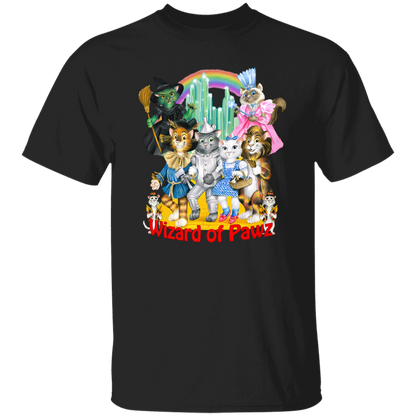 G500 5.3 oz. T-Shirt Wizard Of Paws Vintage T-Shirt