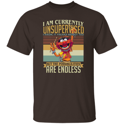 Muppet Show I Am Currently Unsupervised Vintage T-Shirt