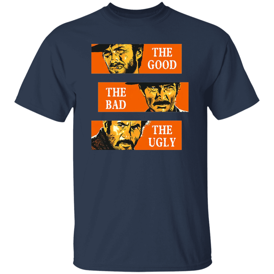 The Good The Bad And The Ugly Classic Horror Movie Vintage T-Shirt - leleart