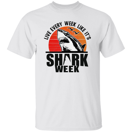 Live Every Week Like It’s Shark Week Vintage T-Shirt