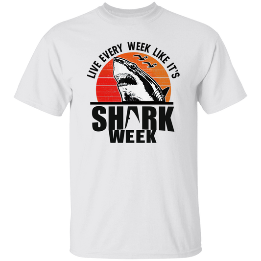 Live Every Week Like It’s Shark Week Vintage T-Shirt