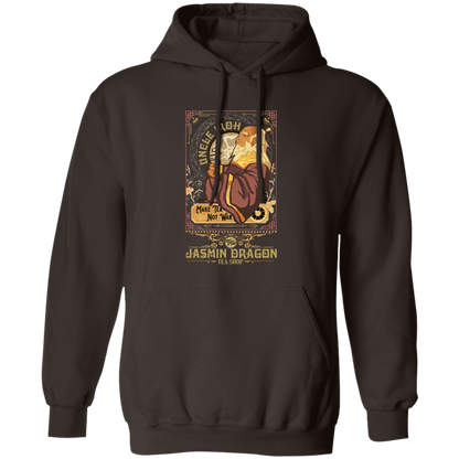 Vintage Retro Uncle Iroh Make Tea Not War Gildan Pullover Hoodie