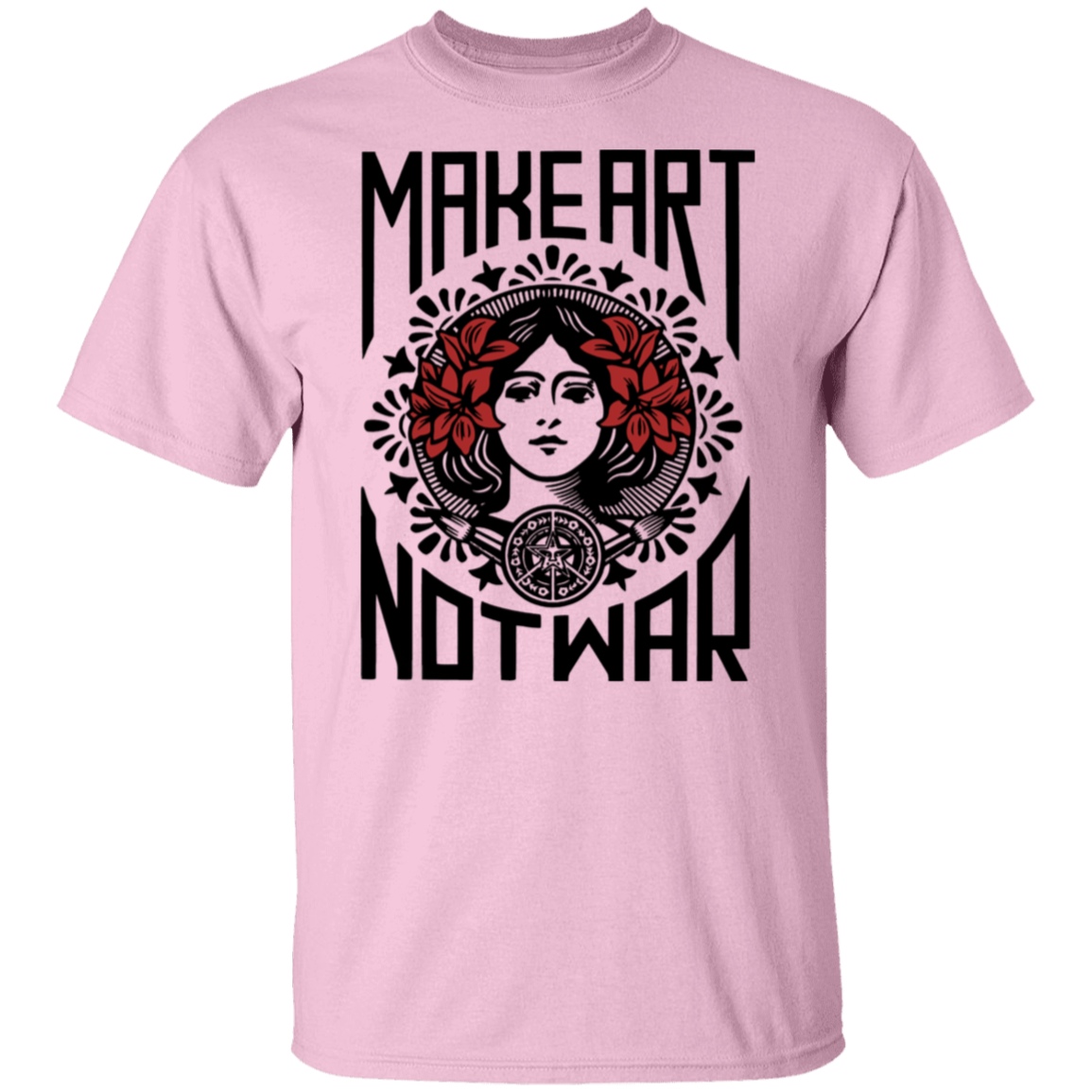 Make Art Not War Vintage  T-Shirt