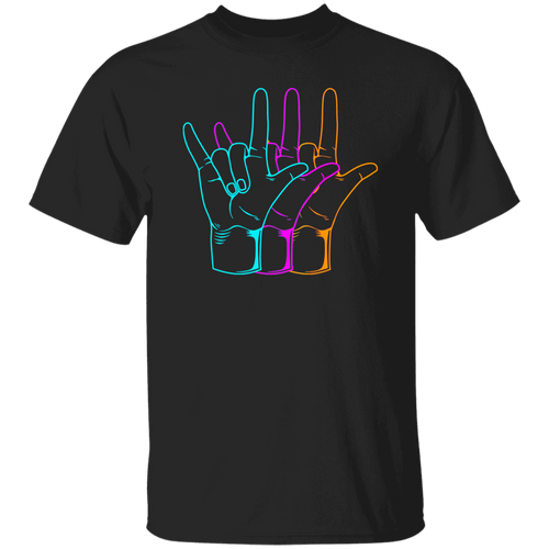 American Sign Language I Love You Asl Vintage T-Shirt