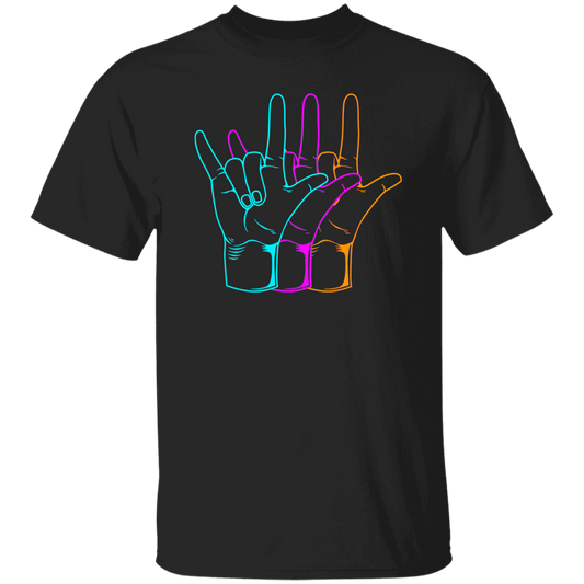 American Sign Language I Love You Asl Vintage T-Shirt