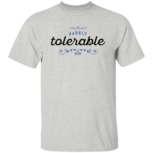 Pride And Prejudice Barely Tolerable Jane Austen Vintage T-Shirt