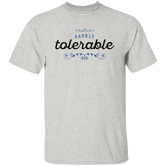 Pride And Prejudice Barely Tolerable Jane Austen Vintage T-Shirt