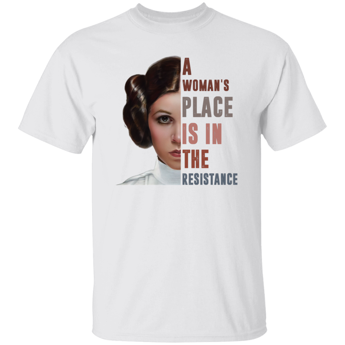 Princess Leia A Woman’s Place Is In The Resistance T-Shirt