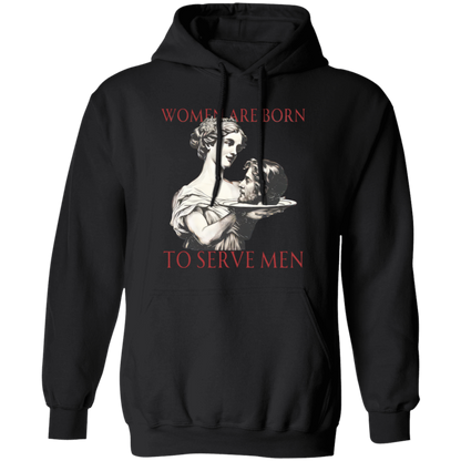 Women Serve Men Vintage Pullover Hoodie - ID21062405