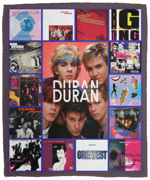 Duran Duran All Season Fleece Blanket, Premium Sherpa Blanket, Rock Band Blanket, Music Lover Quilt, Duran Duran BlanketVPM Cozy Plush Fleece Blanket - 50x60
