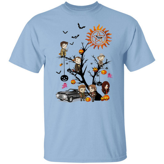 Supernatural Tree Halloween  T-Shirt - leleart