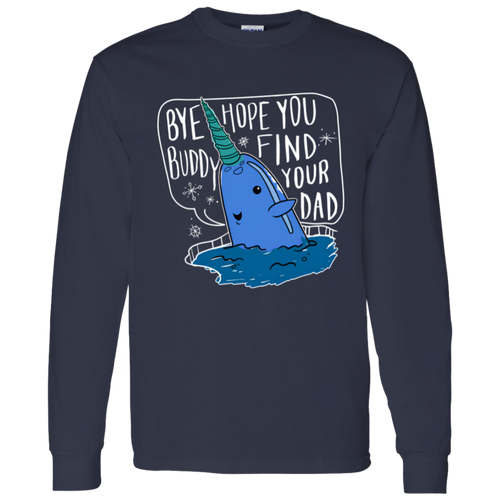 Bye Hope You Buddy Find Your Dad Teacher Vintage Long Sleeve