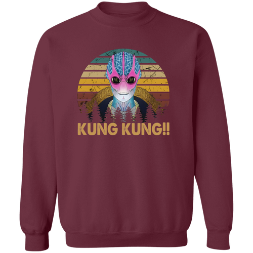 Vintage Kung Kung Resident Alien Design Vintage Pullover Sweatshirt