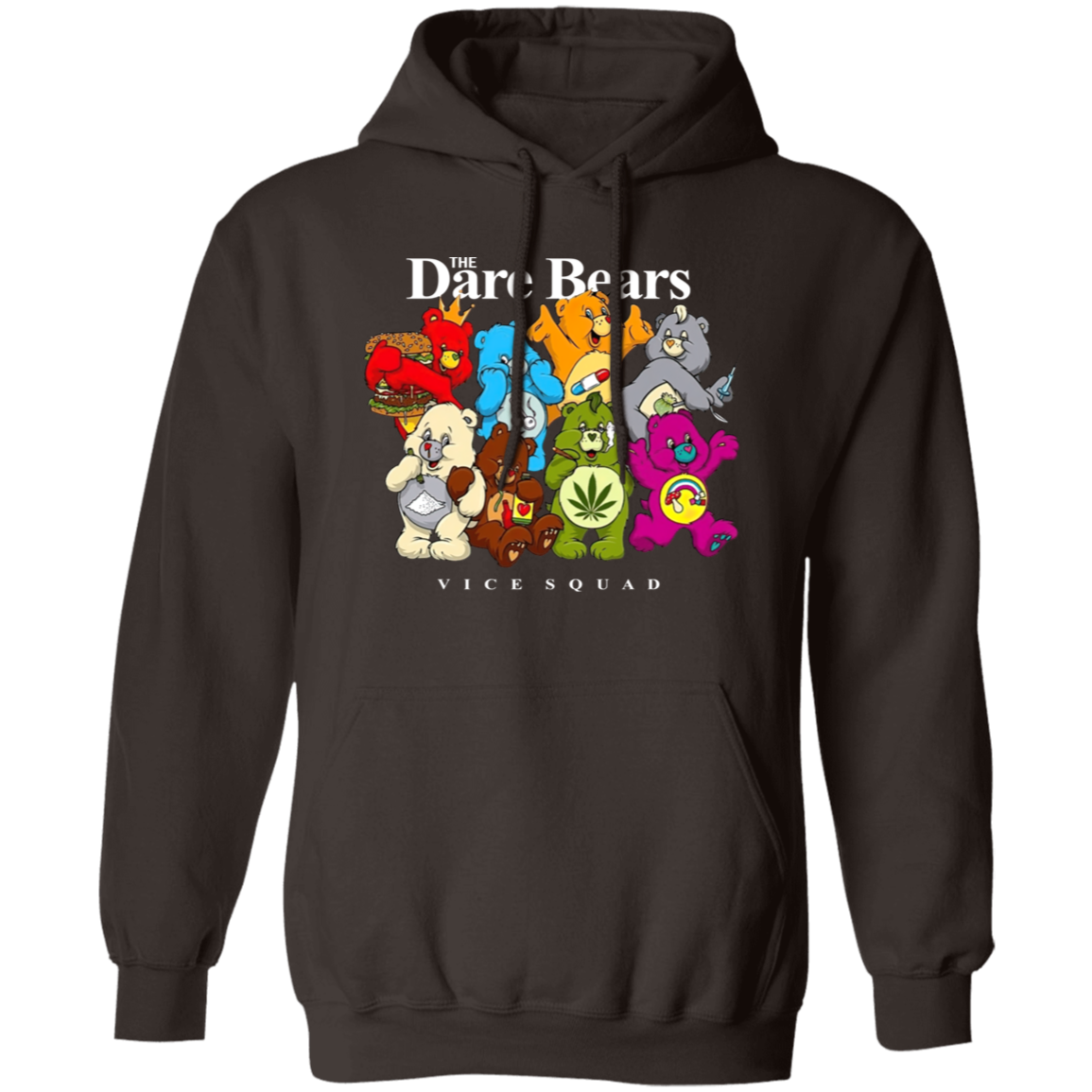 The Dare Bears Vice Squad Vintage  Gildan Pullover Hoodie