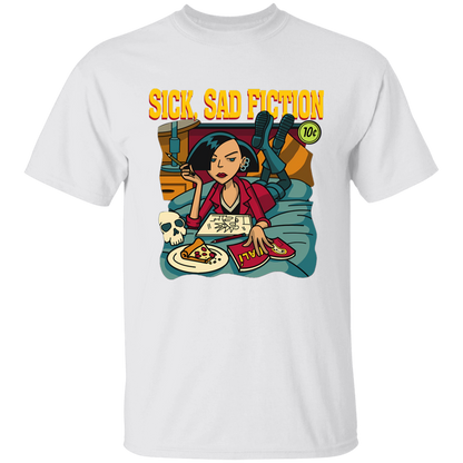 G500B Youth 5.3 oz 100% Cotton T-Shirt Sick Sad Fiction - Jane Lane Classic T-Shirt