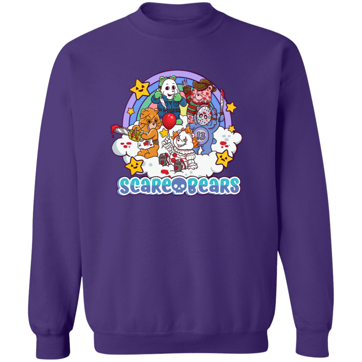 Scare Bears Shirt Pullover Sweatshirt - ID15082402