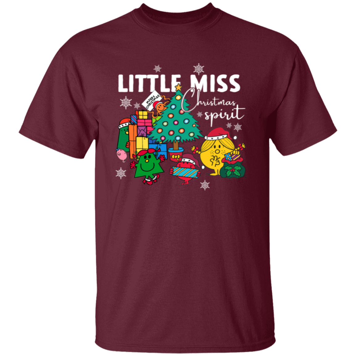Little Miss Christmas Teacher Vintage Unisex T-Shirt - letter