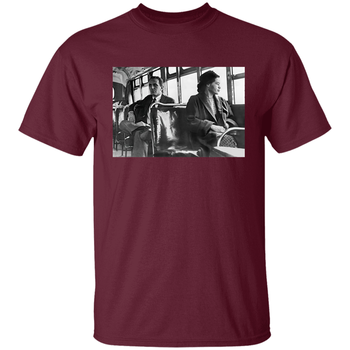 Rosa On Bus Parks Nah 1955 Civil Rights Black History Month T-Shirt - YOUTH