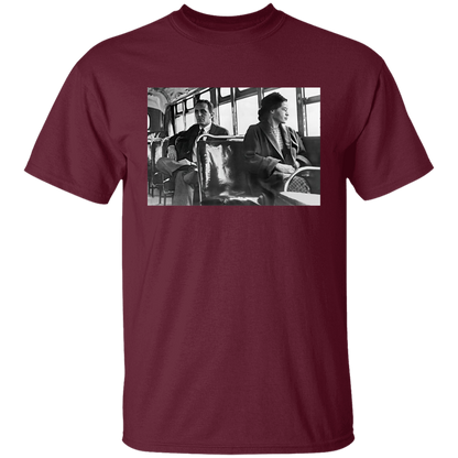 Rosa On Bus Parks Nah 1955 Civil Rights Black History Month T-Shirt - YOUTH