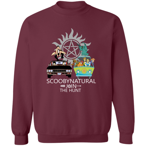 Scoobynatural Join The Hunt Supernatural G180 Gildan Crewneck Pullover Sweatshirt - lucy - 91637472