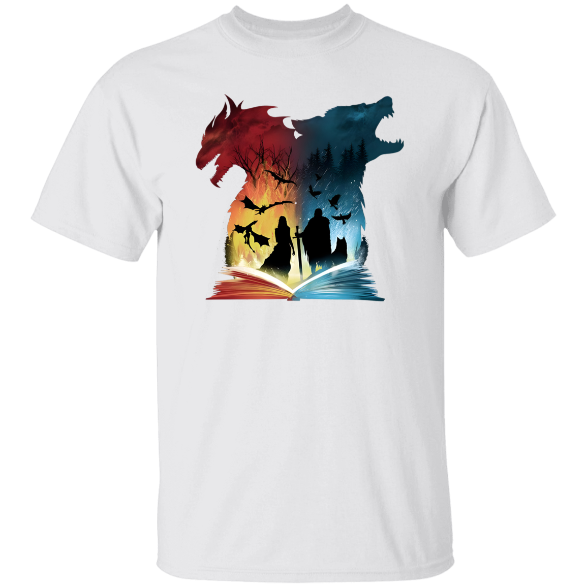 Games Of Thrones Jon Snow And Daenerys Vintage T-Shirt