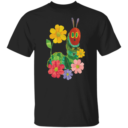 Flowers And The Very Hungry Caterpillar Teacher  T-Shirt - CDCraft