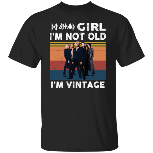 Def Leppard Lovers I’m Not Old I’m Vintage T-Shirt - leleart