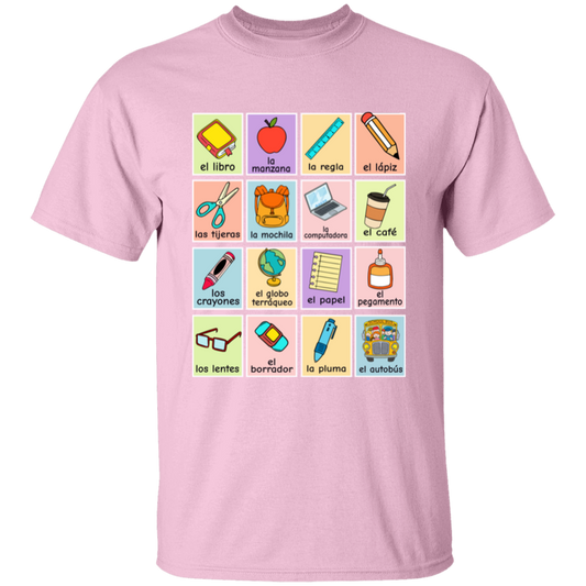 Spanish Picture Correspondence List Vintage T-Shirt - YOUTH