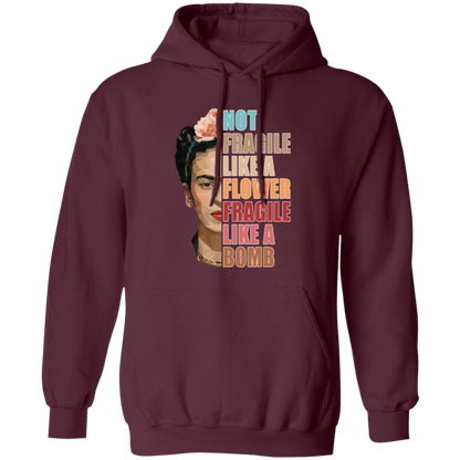 Not Fragile Like A Flower Fragile Like A Bomb Funny Vintage G185 Pullover Hoodie - lucy - 88753461