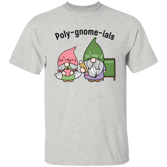 Polygnomeials Math Teacher T-Shirt