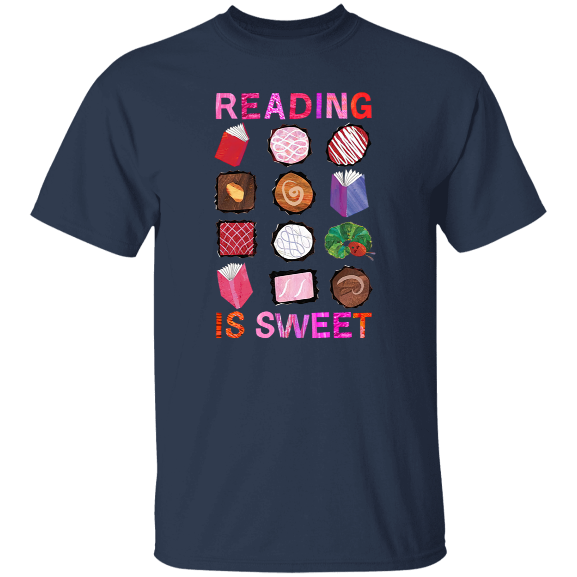 Reading Is Sweet T-Shirt, Candy Book Tee, Cute Teacher Shirt, School Librarians Shirt, Classroom Gift