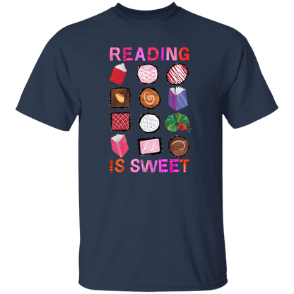 Reading Is Sweet T-Shirt, Candy Book Tee, Cute Teacher Shirt, School Librarians Shirt, Classroom Gift