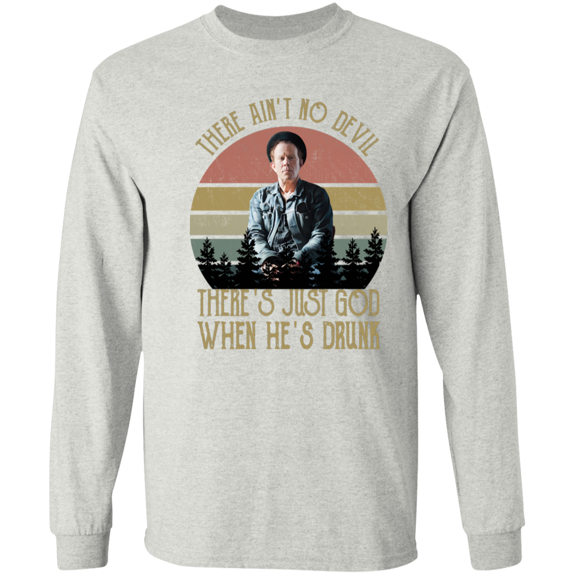 G540 LS T-Shirt 5.3 oz.  Vintage Retro Tom Waits Music Icons Classic T-Shirt