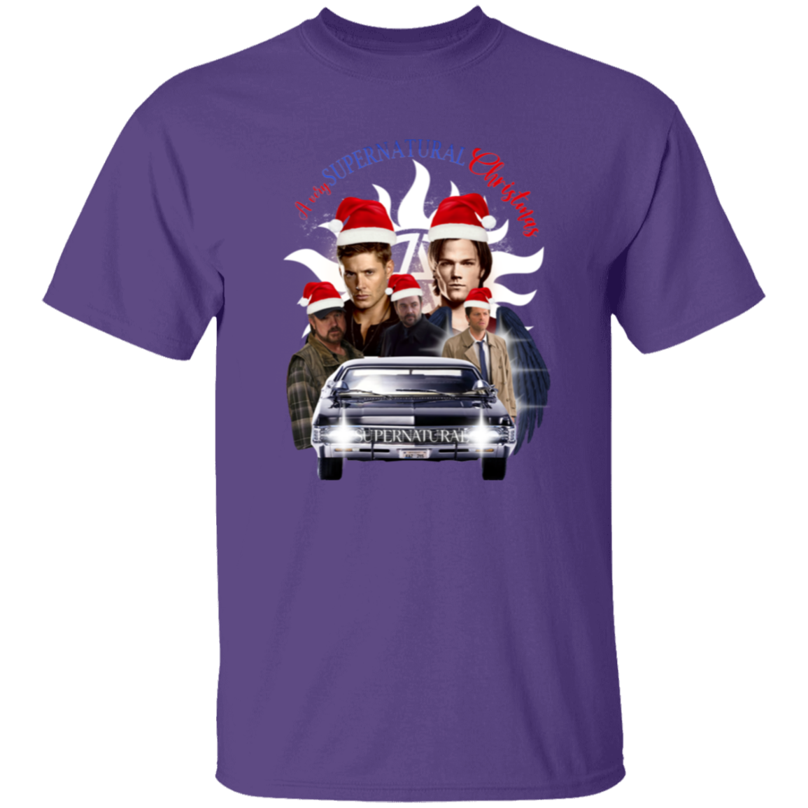 A Very Supernatural Christmas Unisex T-Shirt - lucy - 89559640