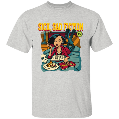 G500B Youth 5.3 oz 100% Cotton T-Shirt Sick Sad Fiction - Jane Lane Classic T-Shirt