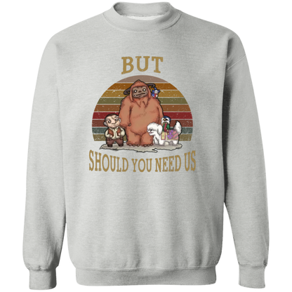 G180 Gildan Crewneck Pullover Sweatshirt But Should You Need Us Ludo Labyrinth And Friends T-Shirt